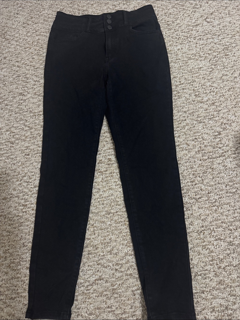 KanCan Signature Black Skinny Jeans Size 28 Buckle Exclusive